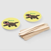 Grappig hongerige cartoon handwaaier (Niet-gemonteerd)