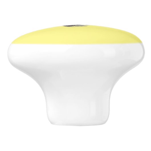 Grappig hongerige cartoon keramische knop (Zijkant)