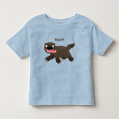 Grappig hongerige cartoon kinder shirts (Voorkant)