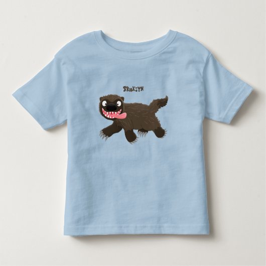 Grappig hongerige cartoon kinder shirts (Voorkant)