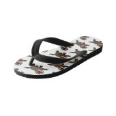 Grappig hongerige cartoon kinder teenslippers (Schuin)