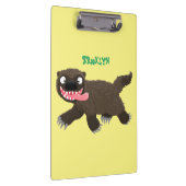 Grappig hongerige cartoon klembord (Rechts)