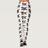Grappig hongerige cartoon leggings (Achterkant)