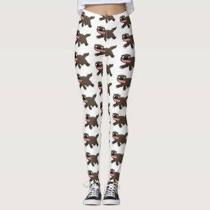 Grappig hongerige cartoon leggings