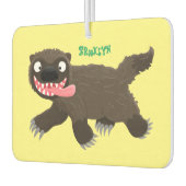 Grappig hongerige cartoon luchtverfrisser (Links)