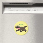 Grappig hongerige cartoon magneet (Insitu (Vaatwasser))