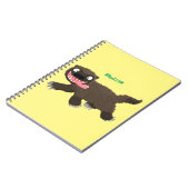 Grappig hongerige cartoon notitieboek (Linkerzijde)