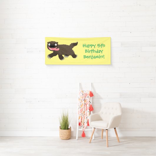 Grappig hongerige cartoon spandoek (Insitu)