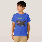 Grappig hongerige cartoon t-shirt (Voorkant volledig)