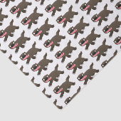 Grappig hongerige cartoon tissuepapier (Detail)