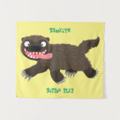 Grappig hongerige cartoon wandkleed (Voorkant (horizontaal))