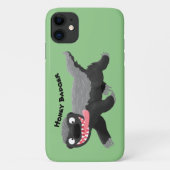 Grappig hongerige honingbadger cartoon illustratie Case-Mate iPhone case (Achterkant)