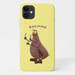 Grappig hongerige lelijke cartoon Case-Mate iPhone case