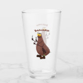 Grappig hongerige lelijke cartoon glas (Voorkant)