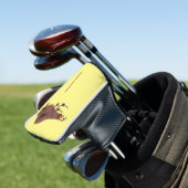 Grappig hongerige lelijke cartoon golfheadcover (Insitu)