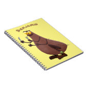 Grappig hongerige lelijke cartoon notitieboek (Rechterzijde)