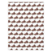 Grappig hongerige lelijke cartoon tafelkleed (Voorkant)