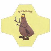 Grappig hongerige lelijke cartoon voetbal (Enkel)