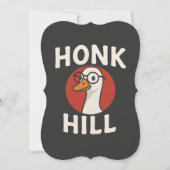 Grappig Honk Hill Gans Design - Cute & Chaotische Kaart (Voorkant)