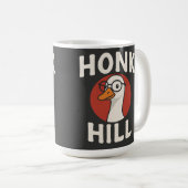 Grappig Honk Hill Gans Design - Cute & Chaotische Koffiemok (Voorkant rechts)