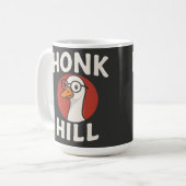 Grappig Honk Hill Gans Design - Cute & Chaotische Koffiemok (Voorkant links)