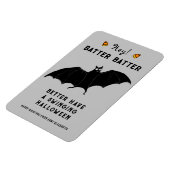 Grappig honkbal Halloween cadeau Magneet (Linkerzijde)