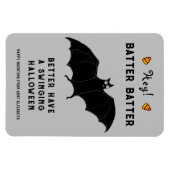 Grappig honkbal Halloween cadeau Magneet (Horizontaal)