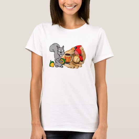 grappig honkbal t-shirt (Voorkant)