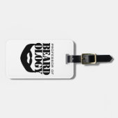 Grappig hoogleraar in de beardologie bagagelabel (Voorkant horizontaal)