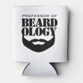 Grappig hoogleraar in de beardologie blikjeskoeler (Voorkant)