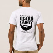 Grappig hoogleraar in de beardologie t-shirt (Achterkant)