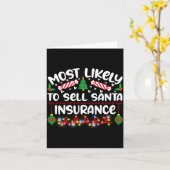 Grappig hoogstwaarschijnlijk Kerstman verzekering Kaart (Gele Bloem)