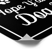 Grappig hoop dat jullie allemaal zoals Dog Hair Pa Poster (Hoek)