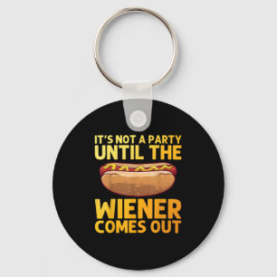 Grappig Hot Dog Design voor Mannen Vrouwen Hotdog Sleutelhanger