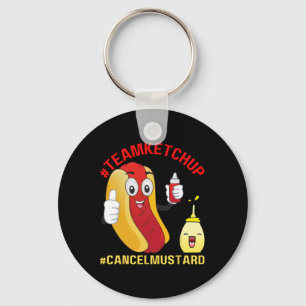 Grappig Hotdog Team Ketchup Lover Leuke BBQ Hotdog Sleutelhanger