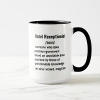 Grappig Hotel Receptionist Definitie geschenken