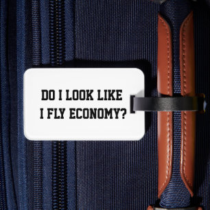 Grappig Hou ik er rekening mee dat ik Economy-reiz Bagagelabel