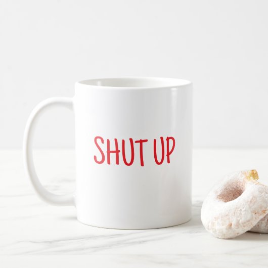 Grappig Hou Je Bek Koffiemok (Met donut)