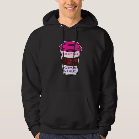 Grappig, hou mijn Drink vast... ik moet deze Duits Hoodie (Voorkant)