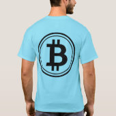 Grappig Houd Bitcoin Gift Voor / Terug Logo T-shir T-shirt (Achterkant)