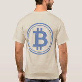 Grappig Houd Crypto Bitcoin Logo voor / achter T-s T-shirt (Achterkant)