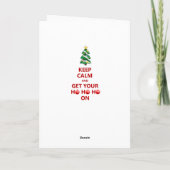 Grappig houd de Kalme Moderne Kaart van de (Achterkant)