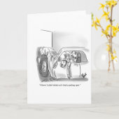 Grappig houden in contact blanco Wenskaart Kaart (Gele Bloem)