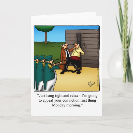 Grappig houden in contact Humor Wenskaart Kaart (Voorkant)