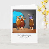 Grappig houden in contact Humor Wenskaart Kaart (Gele Bloem)