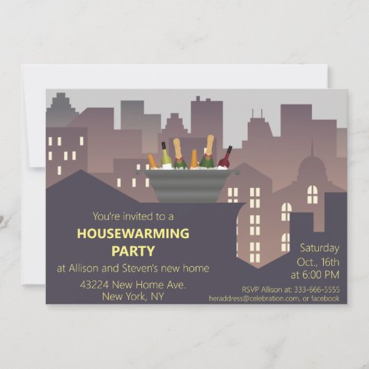 Grappig Housewarming Party ontwerp Kaart (Voorkant)