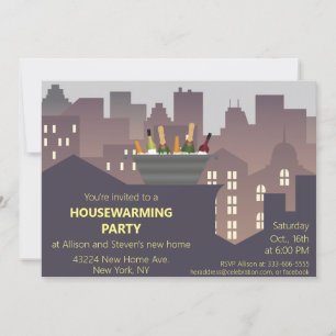 Grappig Housewarming Party ontwerp Kaart