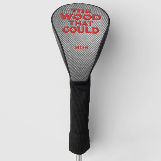 Grappig Hout dat het Hoesje van de Golfbestuurder  Golfheadcover (Voorkant)