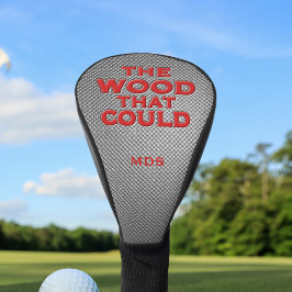 Grappig Hout dat het Hoesje van de Golfbestuurder  Golfheadcover