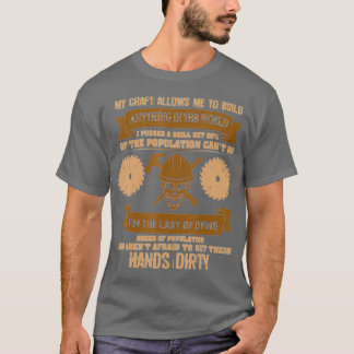 Grappig houtbewerkingcarpenter grappig t-shirt